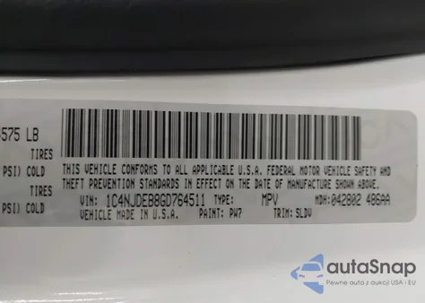 2016 Jeep Compass High Altitude Edition z USA, uszkodzony, nr VIN 1C4NJDEB8GD764511